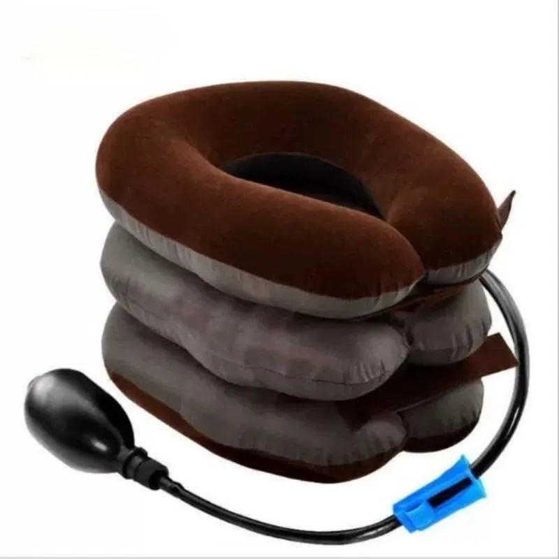 NeckEase™ Neck traction device in navy blue